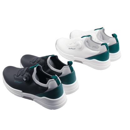 GoPlayer EliteLinks Golf Knob Men's Shoes (White)