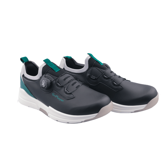 GoPlayer EliteLinks Golf Knob Men's Shoes (Black)