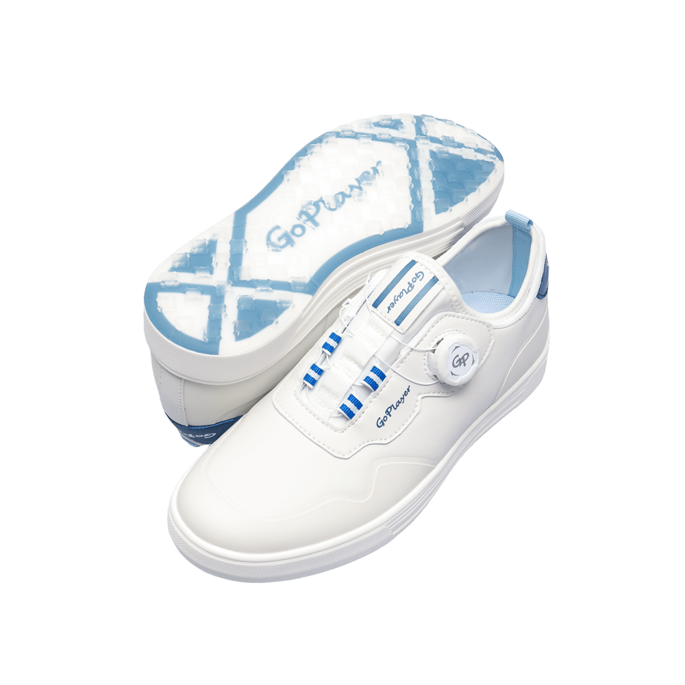 GoPlayer EliteLinks Golf Casual Men's Shoes (White)