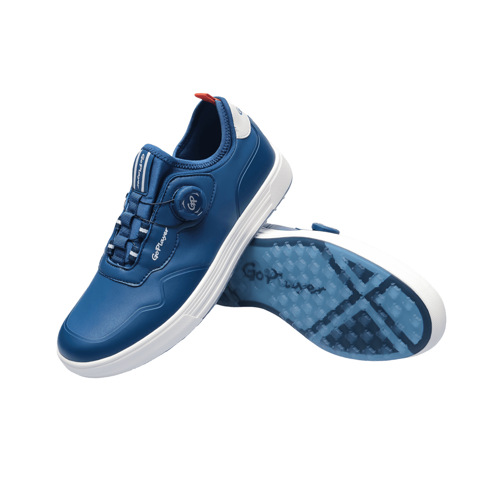 GoPlayer EliteLinks Golf Casual Men's Shoes (Navy Blue)