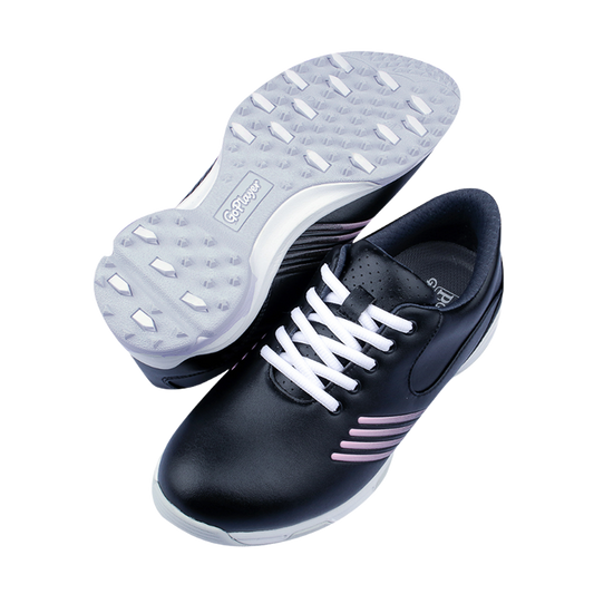 GoPlayer ゴルフ兼用婦人靴 (ブラックパウダー)