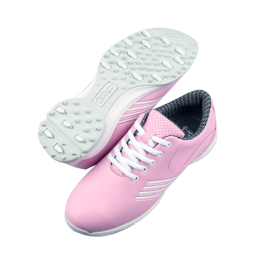GoPlayer Ladies Golf Shoes (Powder and White)