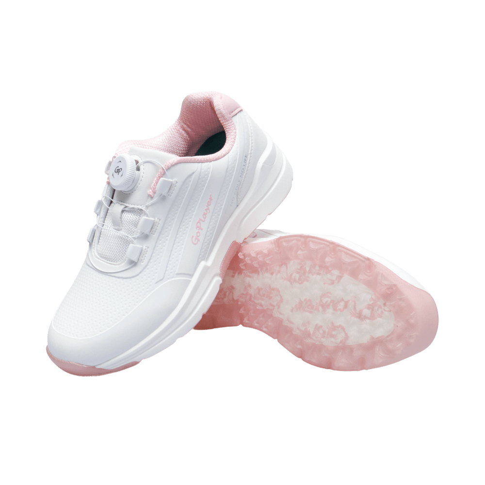 GoPlayer EliteLinks ゴルフ クラシック レディース シューズ (ホワイト)