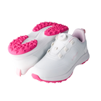 GoPlayer EliteLinks ゴルフ インスタントリンク レディースシューズ（ホワイト＆ピンク）
