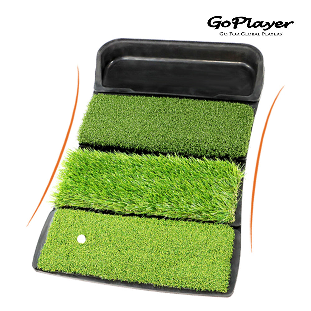 GoPlayer Tee Box Pad (Three-Fold Grass/Four-Fold Grass)