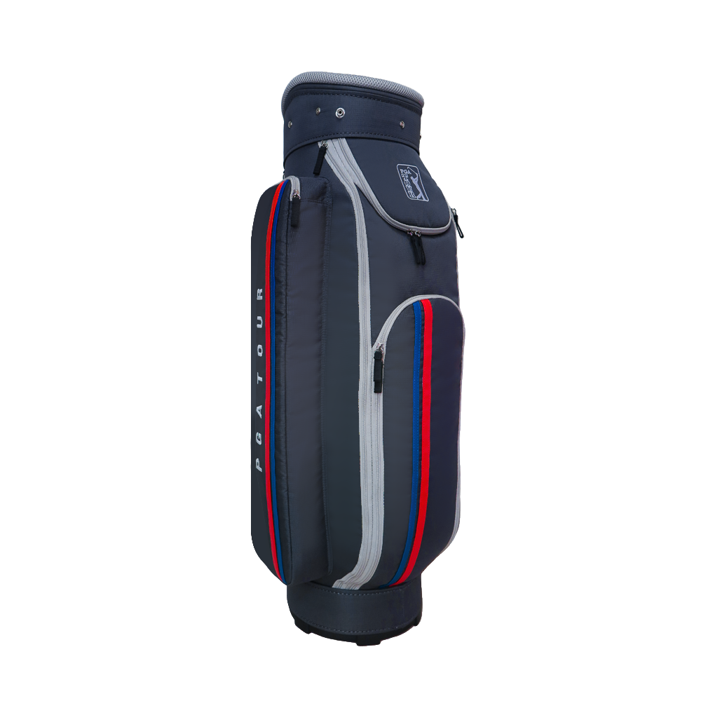 PGA 9 インチ エクスクイジット クロス ポール バッグ (ダークグレー)