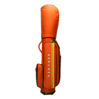 PGA 9 インチの絶妙なファブリックバッグ (オレンジと黒)