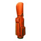 PGA 9 インチの絶妙なファブリックバッグ (オレンジと黒)