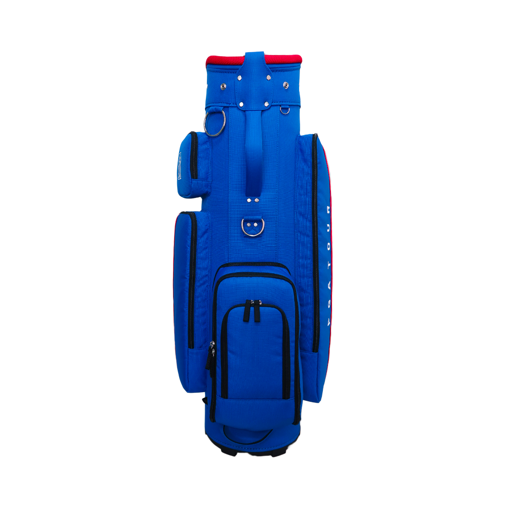 PGA 9インチ 絶妙な布製ポールバッグ (コバルトブルー)