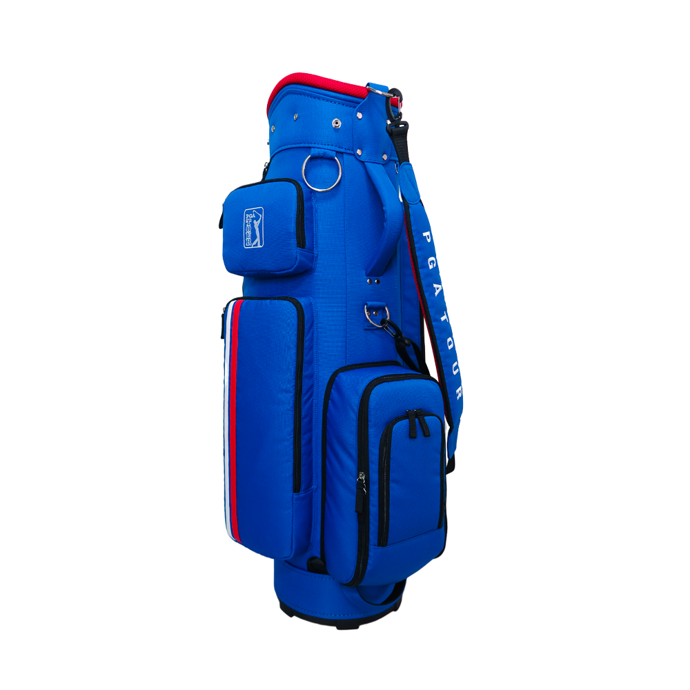 PGA 9インチ 絶妙な布製ポールバッグ (コバルトブルー)