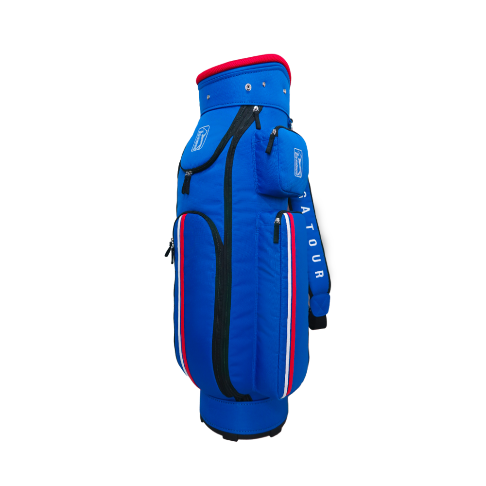 PGA 9インチ 絶妙な布製ポールバッグ (コバルトブルー)
