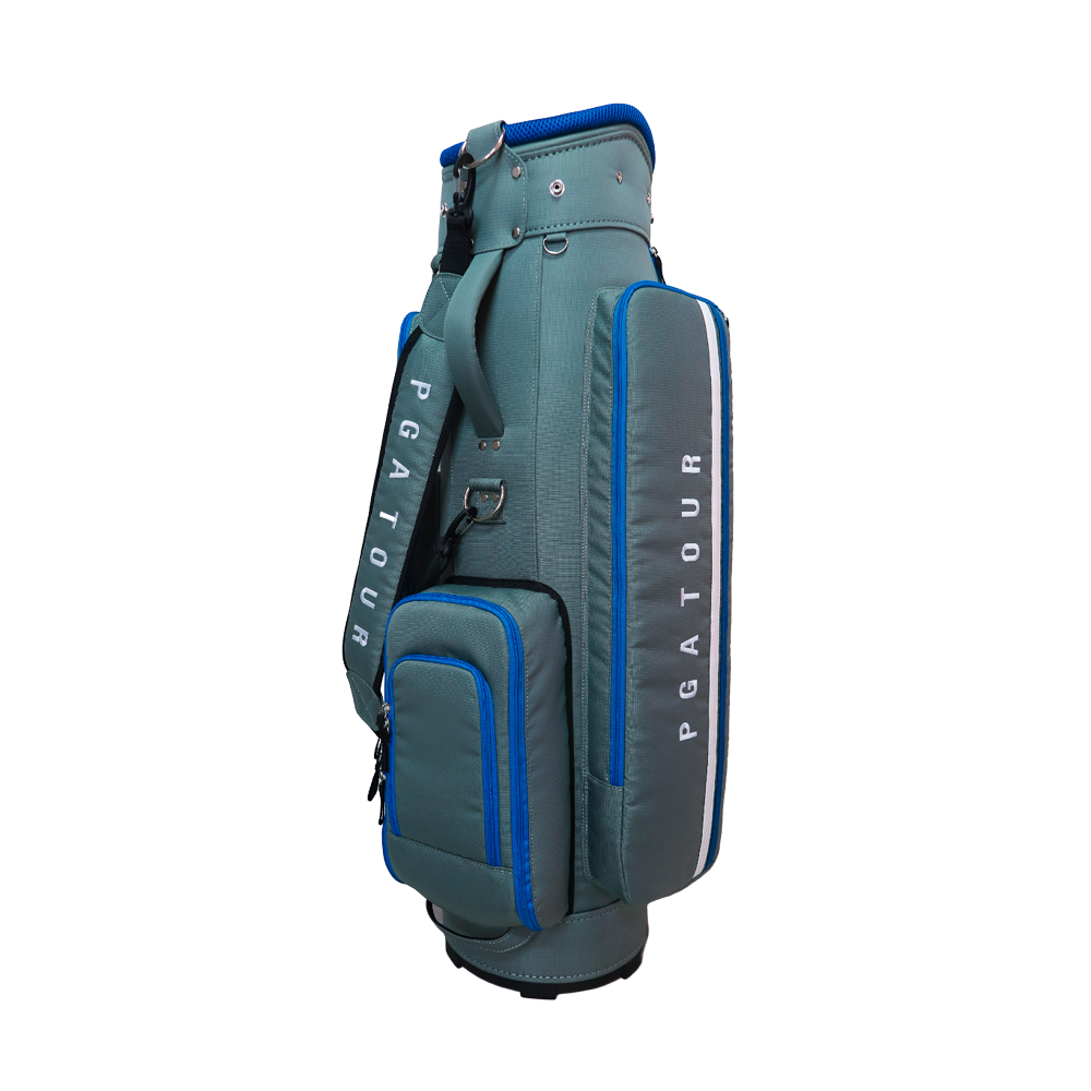 PGA 9" 絶妙な布製ポールバッグ (グレーグリーン)