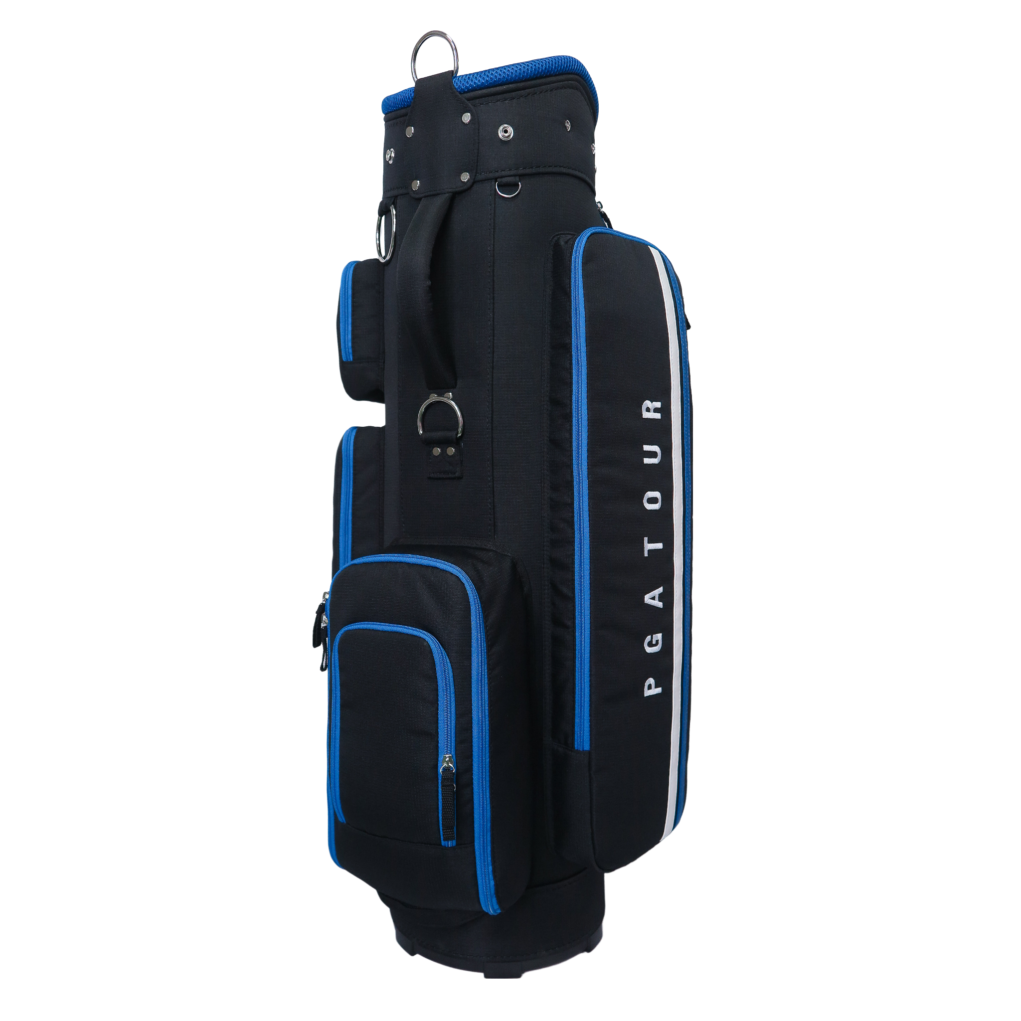 PGA 9" exquisite cloth bag (black and blue)