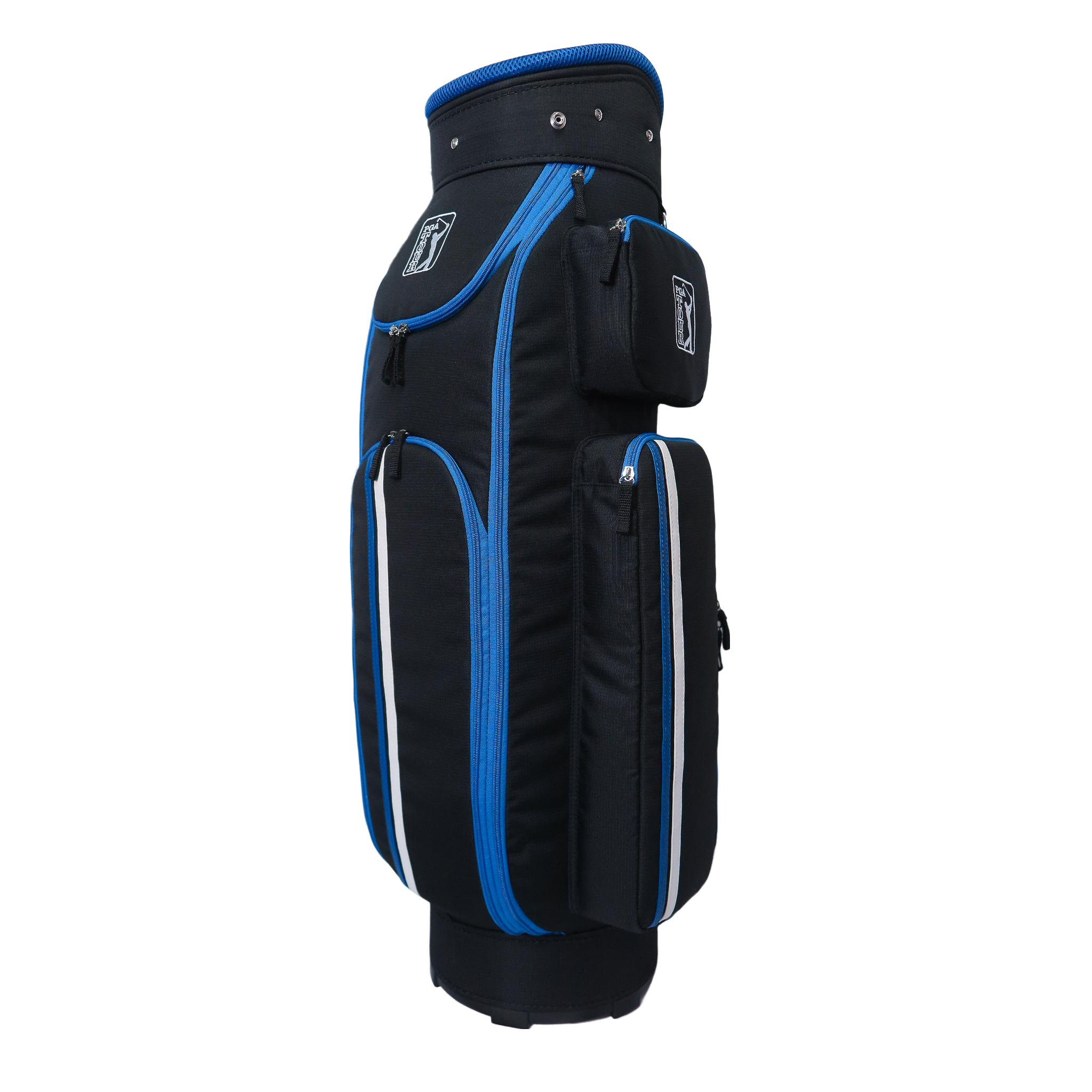 PGA 9" exquisite cloth bag (black and blue)