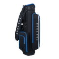 PGA 9 インチの絶妙な布製バッグ (黒と青)