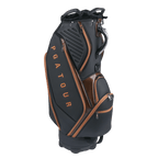 PGA TOUR 5-hole nubuck leather club bag (black)