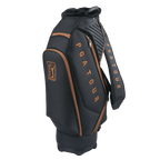 PGA TOUR 5-hole nubuck leather club bag (black)