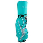 PGA TOUR 5-hole matte leather club bag (lake green)