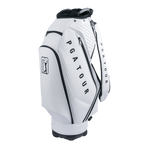 PGA TOUR 5-hole nubuck leather bag (white)