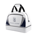 PGA TOUR 雙層衣物袋(白配銀藍)