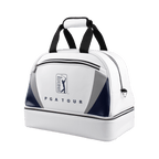 PGA 雙層衣物袋(白配銀藍)