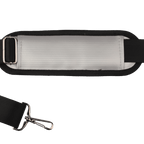 PGA 二重層ガーメントバッグ (シルバーに白と青)