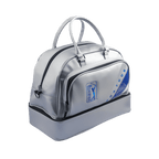 PGA double layer garment bag (silver with blue and white)