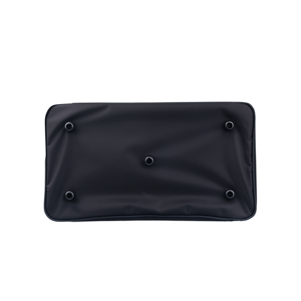 PGA exquisite fabric double layer garment bag (black with blue and white)