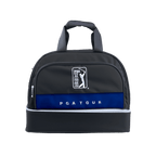 PGA exquisite fabric double layer garment bag (black with blue and white)