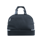 PGA exquisite fabric double layer garment bag (black with blue and white)