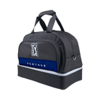 PGA exquisite fabric double layer garment bag (black with blue and white)