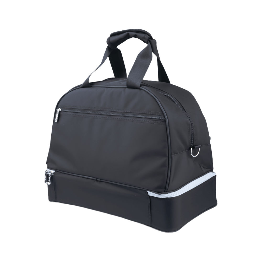 PGA exquisite fabric double layer garment bag (black with blue and white)