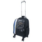 PGA trolley four-way wheel clothing bag (black)