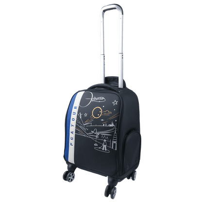 PGA trolley four-way wheel clothing bag (black)