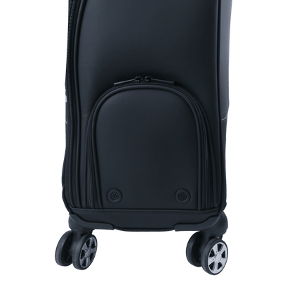 PGA trolley four-way wheel clothing bag (black)