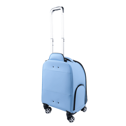 PGA trolley four-way wheel clothing bag (light blue)