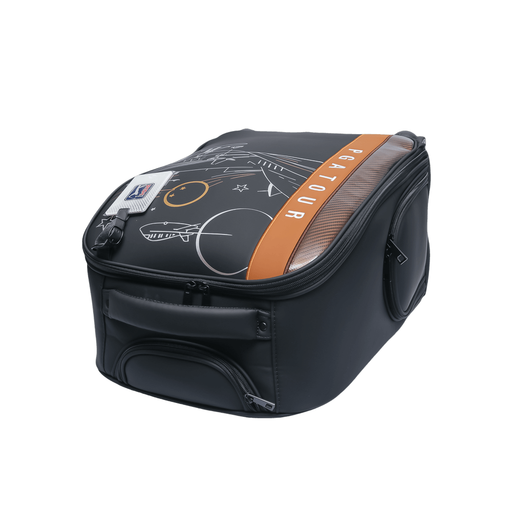 PGA拉桿四向輪衣物袋(黑金)