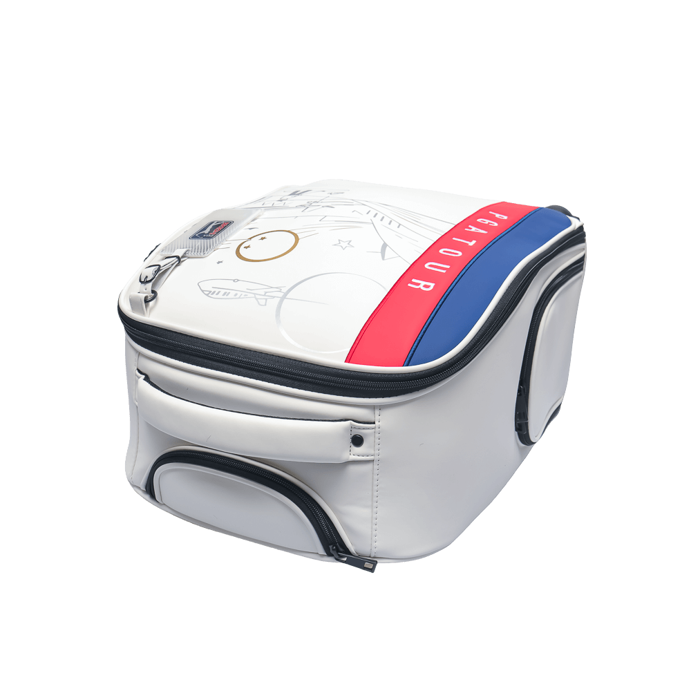 PGAトロリー四方輪衣類バッグ（ライトブルー）