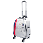 PGAトロリー四方輪衣類バッグ（ライトブルー）