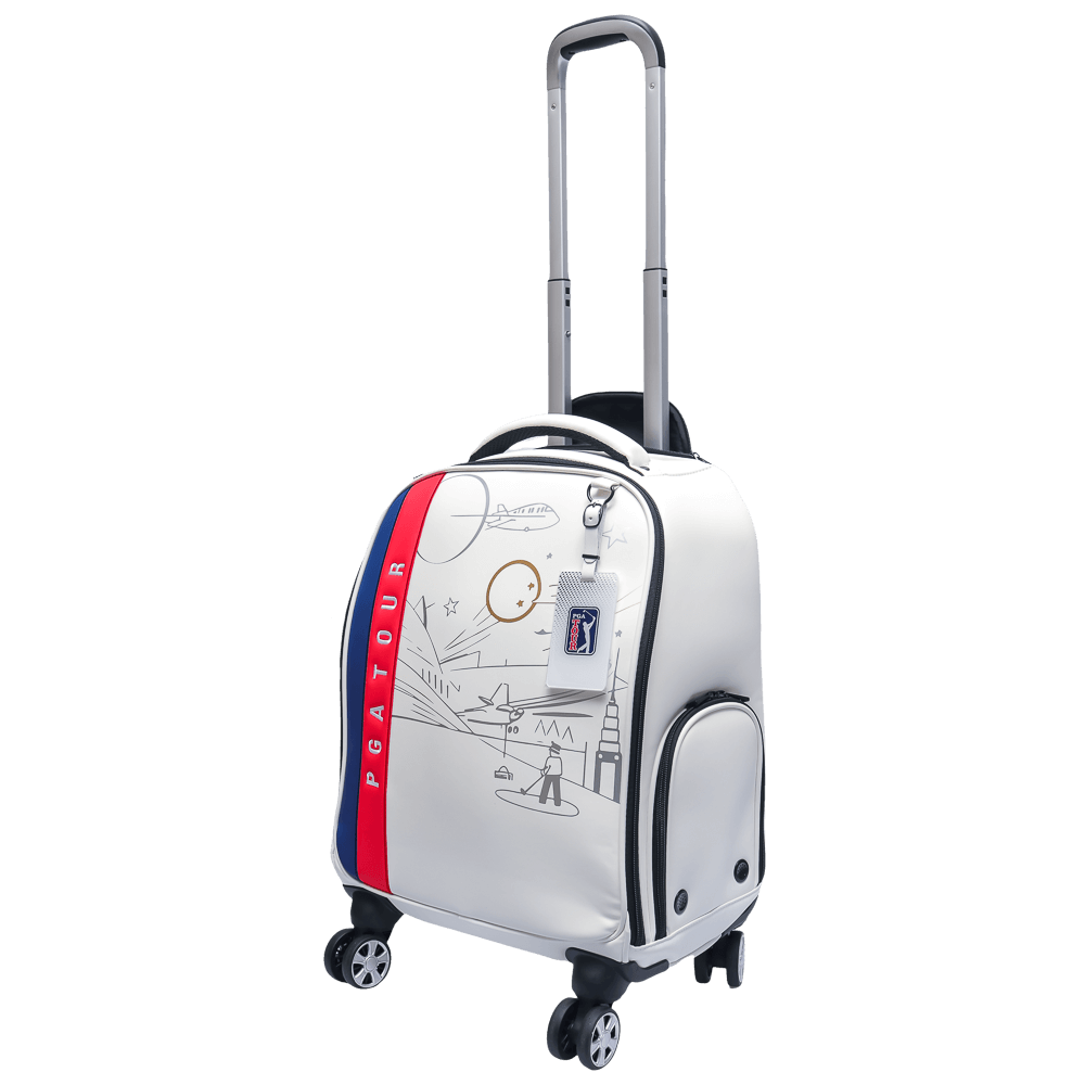 PGAトロリー四方輪衣類バッグ（ライトブルー）