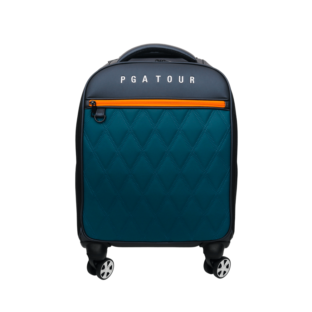 PGA TOUR有輪拉桿衣物袋(黑綠)