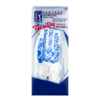 PGA TOUR Women's Golf Fingerless Bow Gloves (White and Blue)
