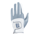 PGA TOUR Men's Golf Elastic Fabric Non-Slip Gloves (White/Gray)