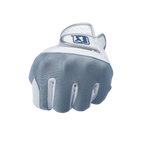 PGA男高爾夫彈性布防滑手套(白灰)