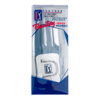 PGA男高爾夫彈性布防滑手套(白灰)