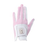 PGA women's golf elastic cloth non-slip gloves (white powder)