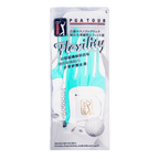 PGA women's golf elastic cloth non-slip gloves (white and green)