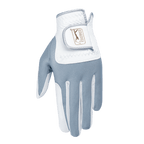 PGA レディース ゴルフ 伸縮性布滑り止め手袋 (白と緑)