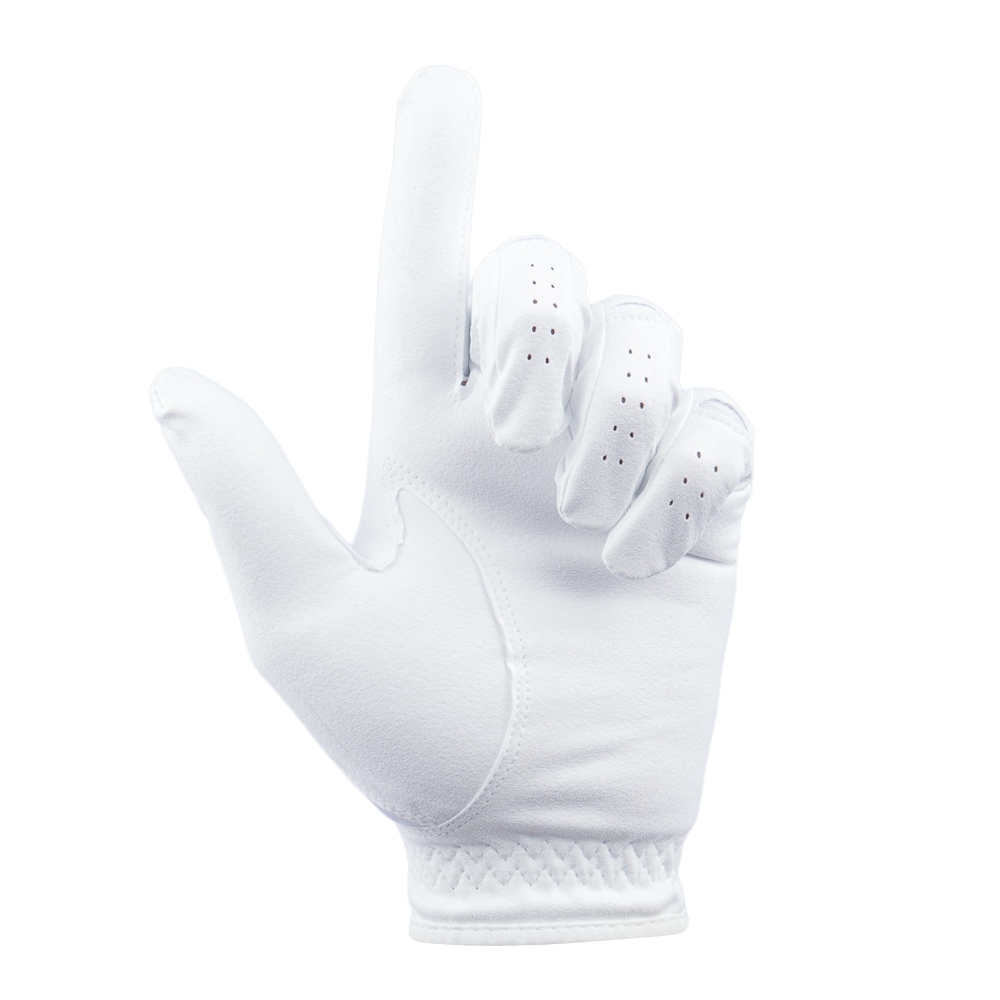 PGA Korean version nano cloth men's golf gloves (white)