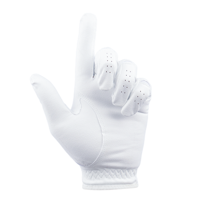 PGA Korean Nano Cloth Men's Golf Gloves (White) PGL10200